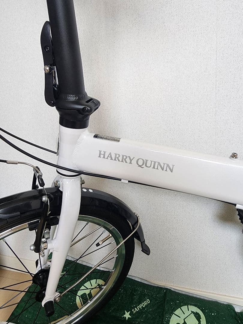 HARRY QUINN 軽量アルミフレーム折りたたみ自転車 シマノ７段変速