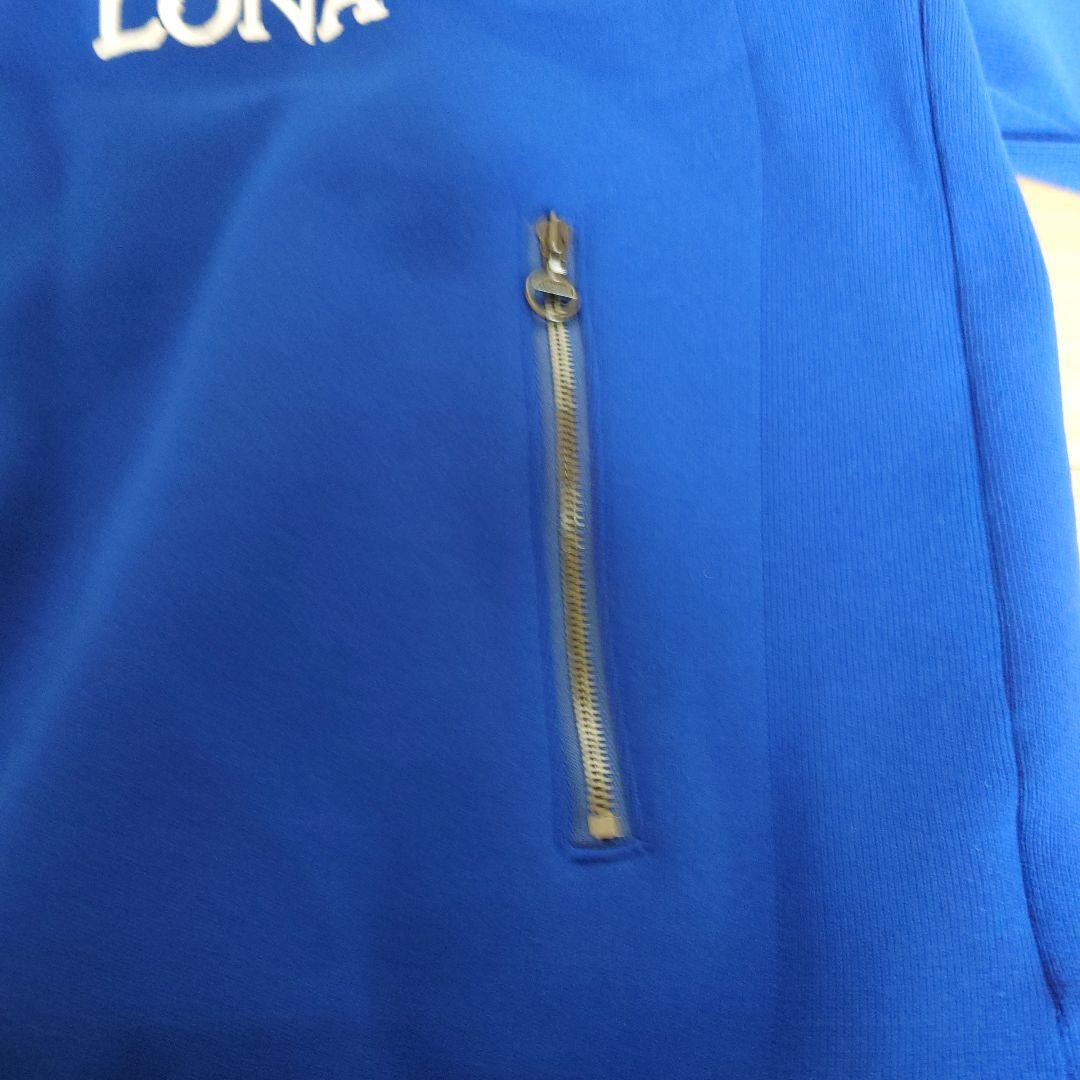 MARK LONA フード付きセーター 青