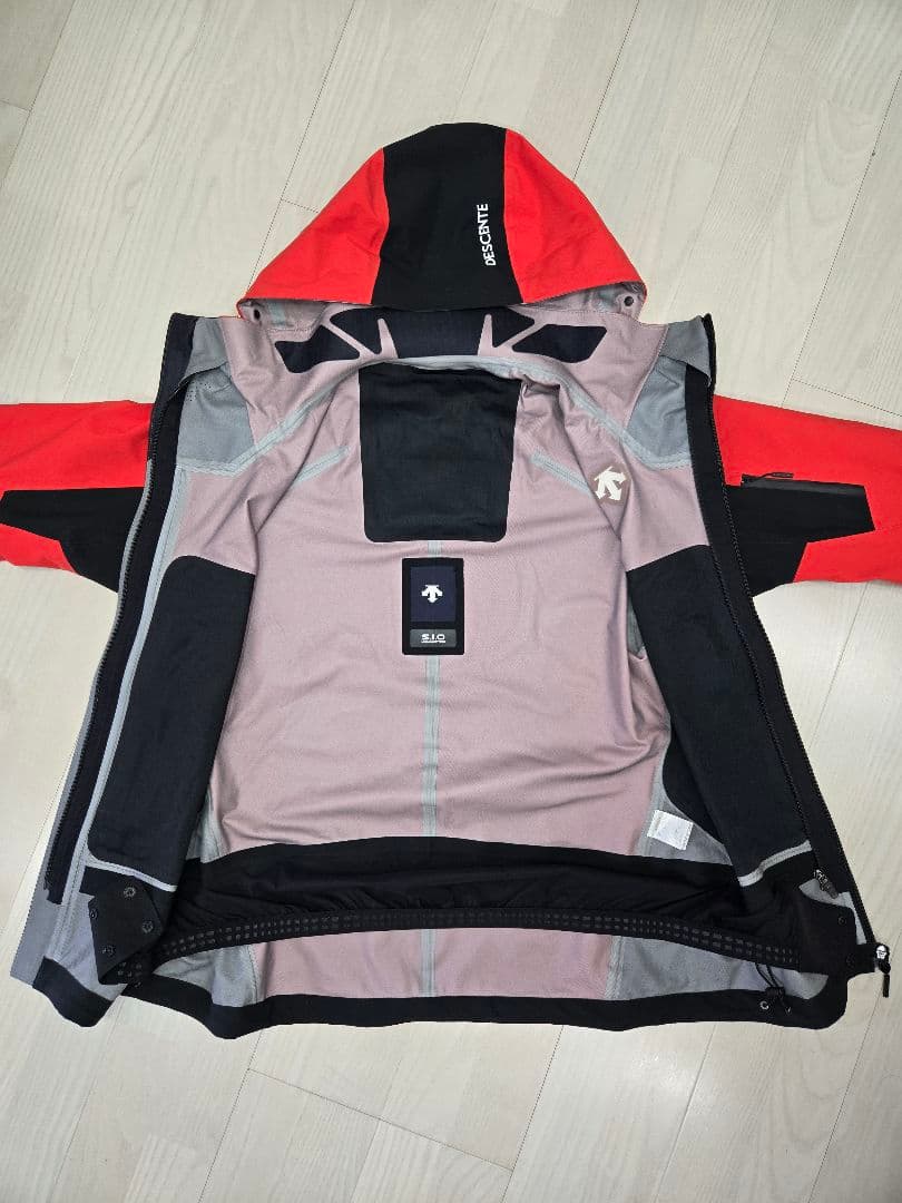 美品 デサントスキーウェア シェルジャケット ジオパンツ DESCENTE