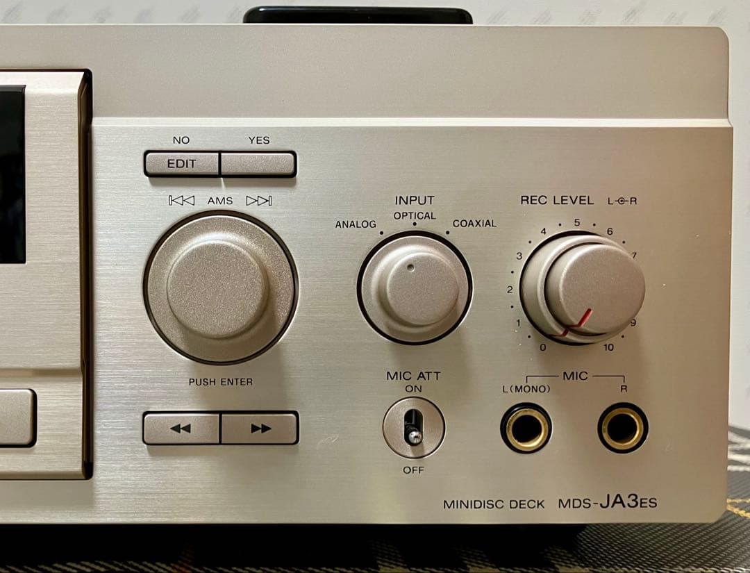 SONY MDS-JA3ES MDデッキ動作品