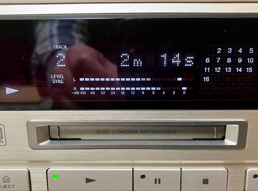 SONY MDS-JA3ES MDデッキ動作品