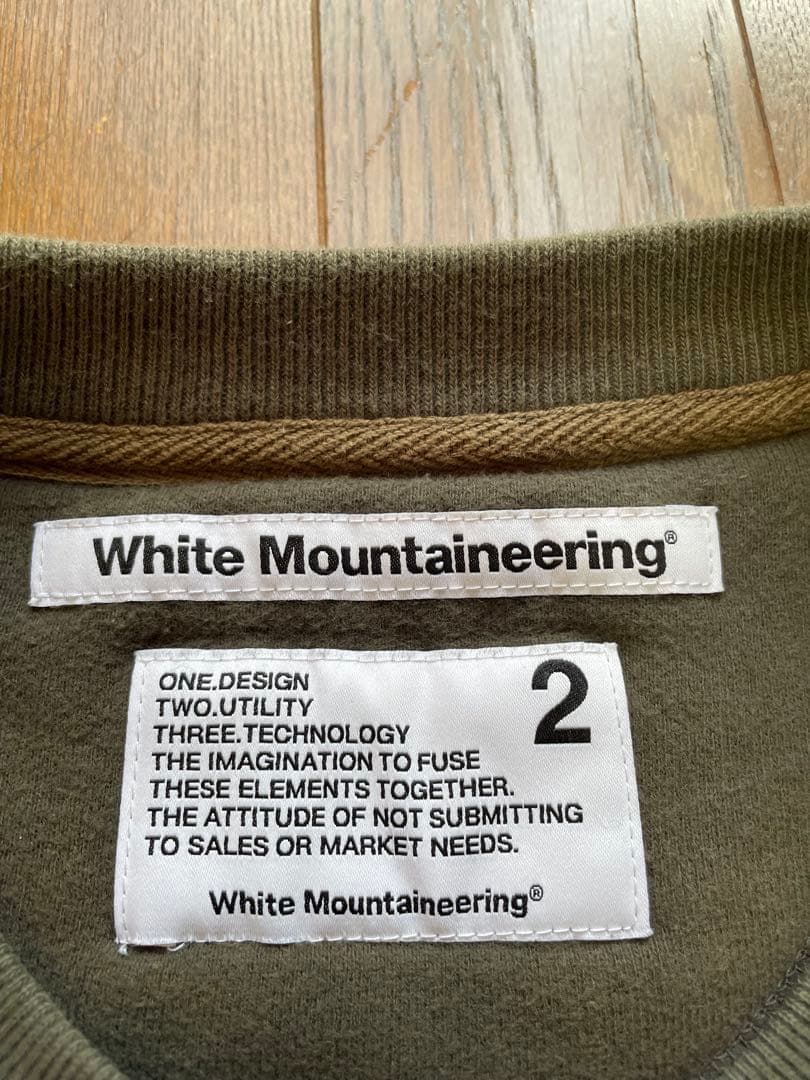 KY⭐︎ボア クルーネック カットソー⭐︎ホワイトマウンテニアリング