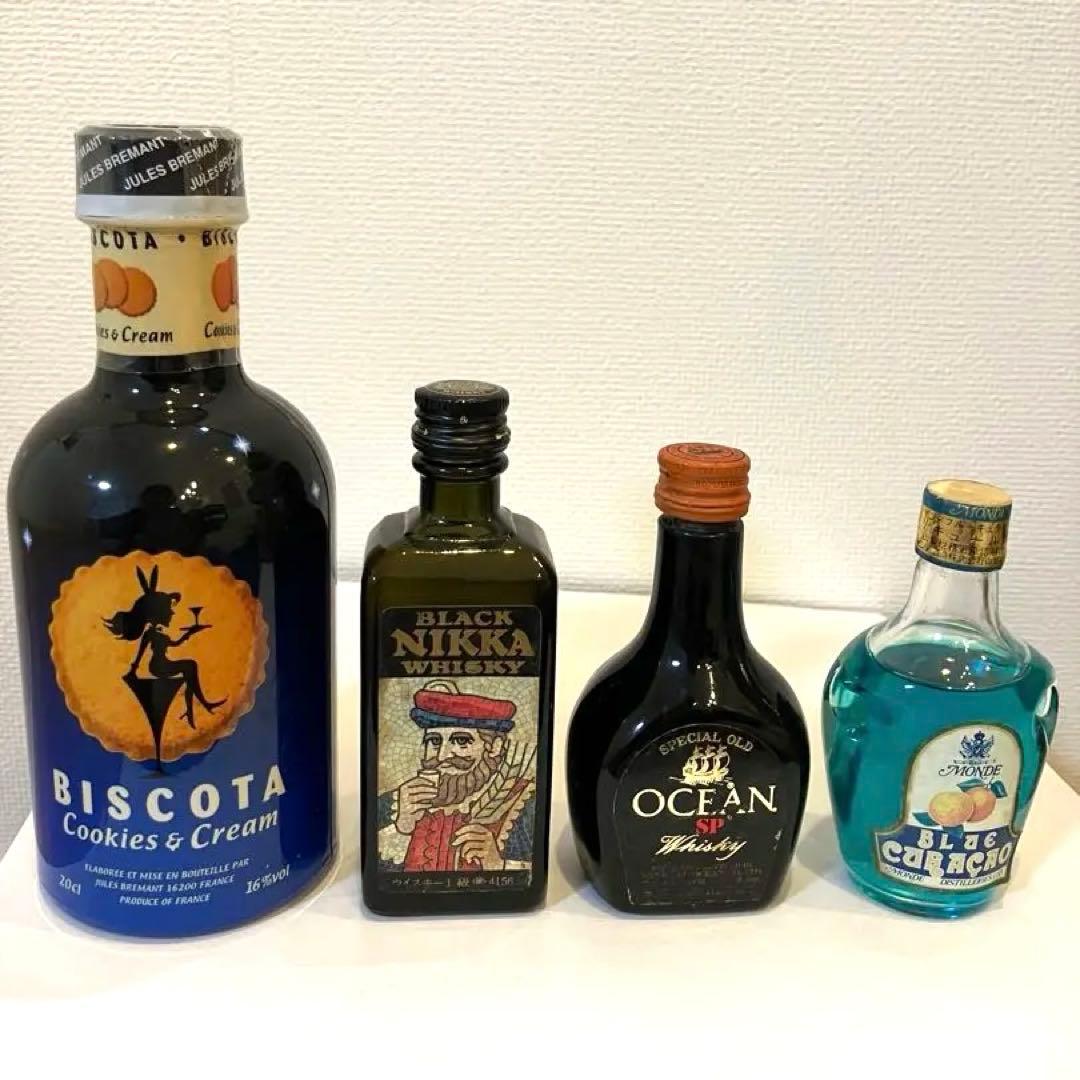BISCOTA Cookies & Cream セット、ウイスキーミニボトル
