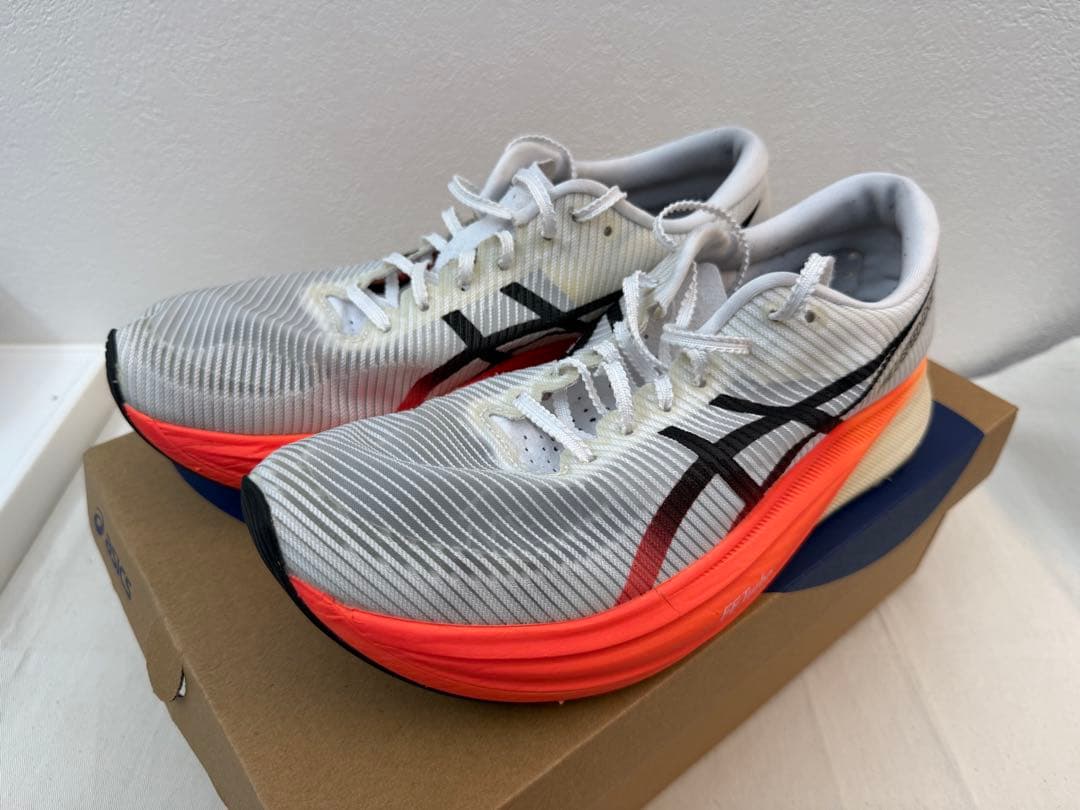 ASICS SPEED EDGE+ 26.0cm ホワイト/オレンジ