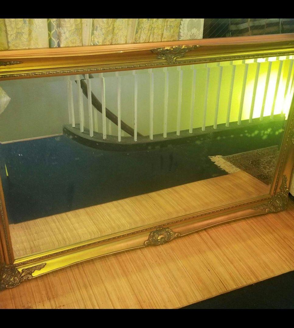 アールデコ調額高級鏡です