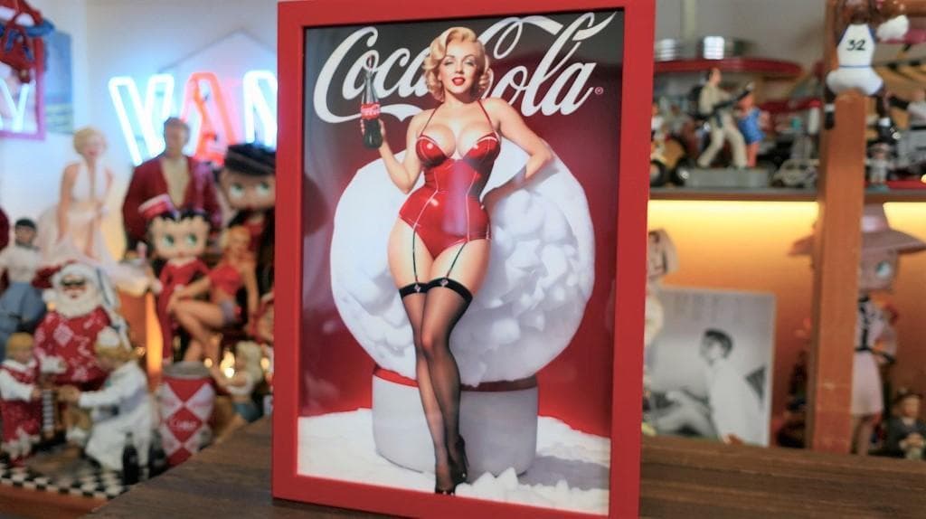 コカコーラ マリリンモンロー ポスター A3 ダイナマイトボディ