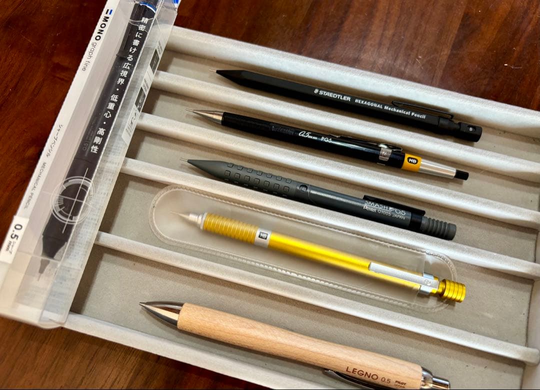 LEGNO 0.5mm シャープペンシルセット６本