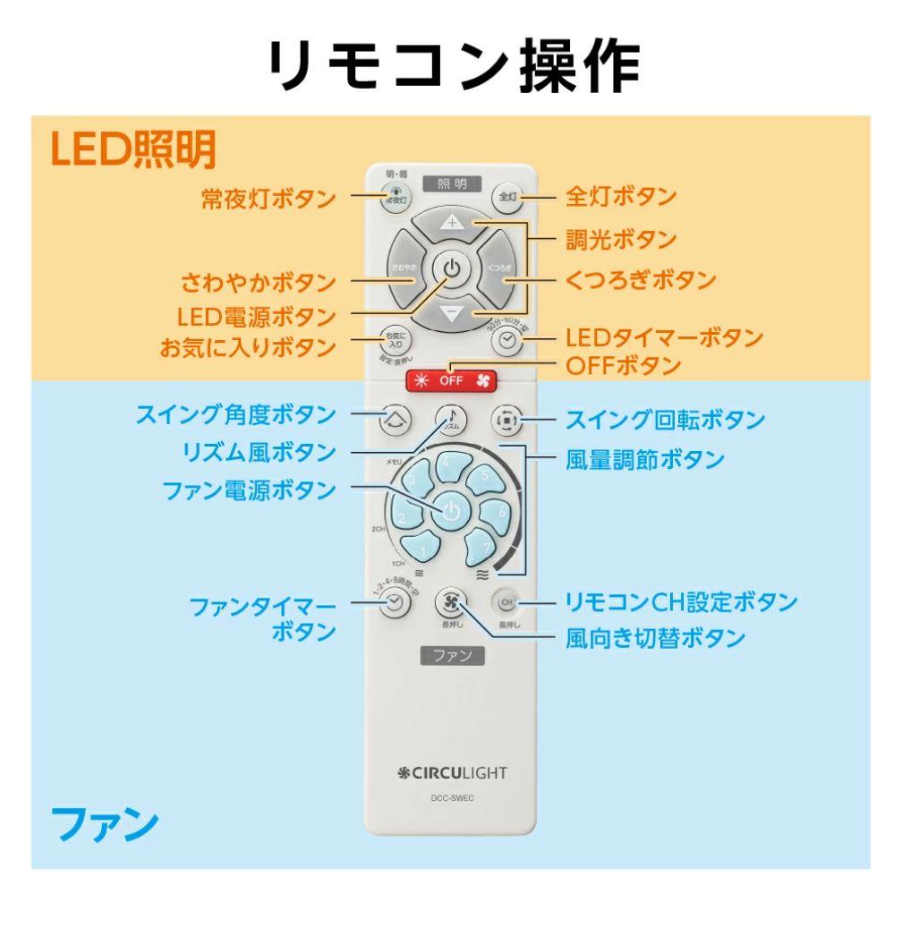 【未開封新品】CIRCULIGHTシーリングライトDCC-SW08EC ホワイト