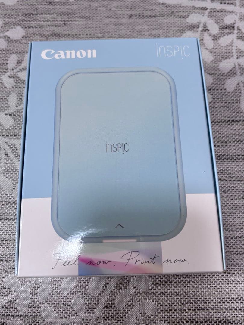【新品未開封】Canon スマホ専用ミニフォトプリンター　iNSPiC ブルー