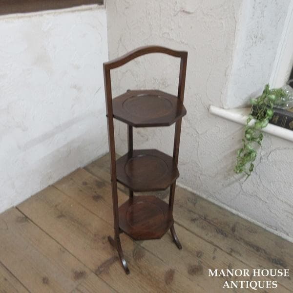 イギリス アンティーク 家具 ケーキスタンド プランツスタンド 英国 6161e