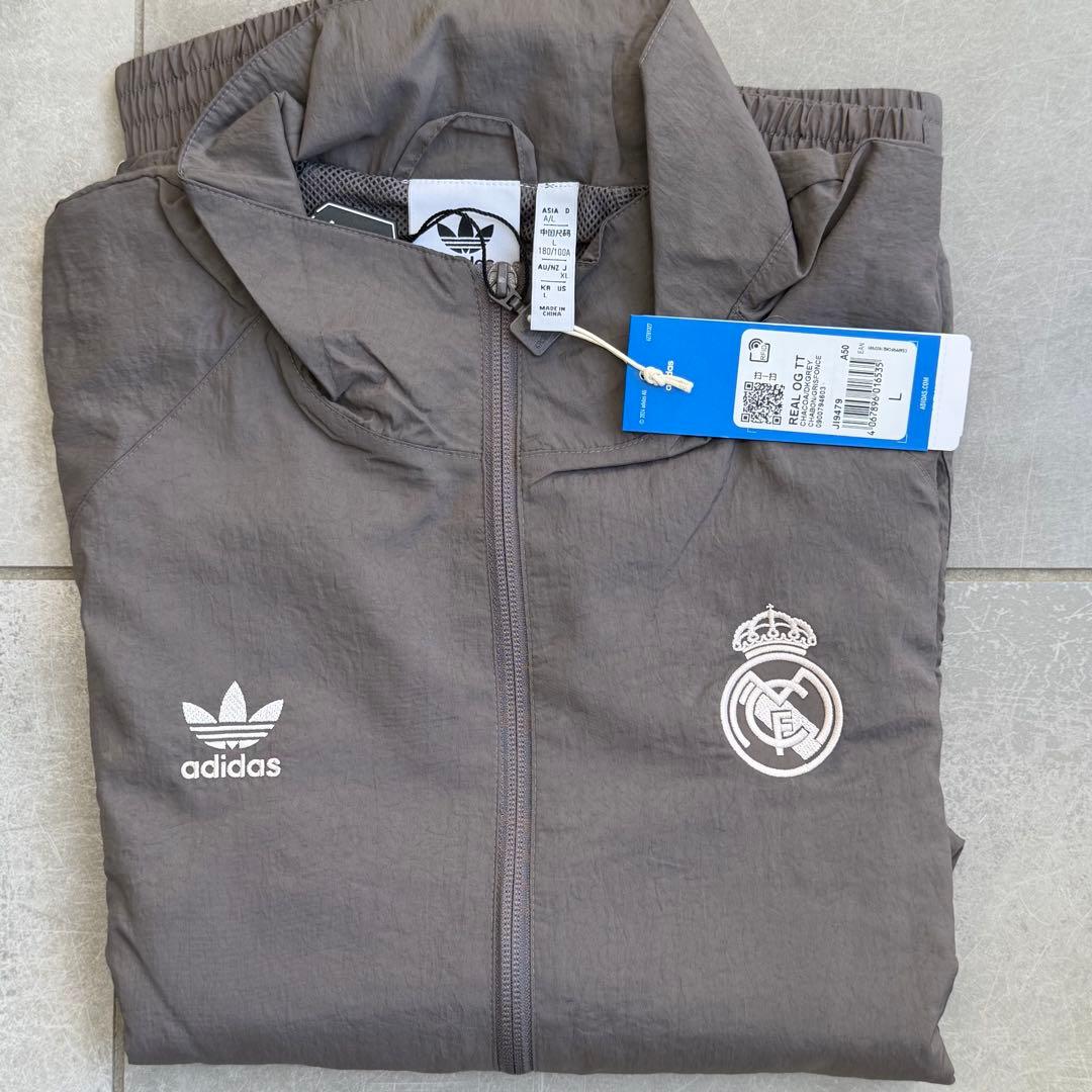 【adidas】レアルマドリード＊アンセムジャケット＊ L