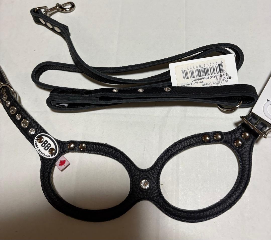 バディベルト「BLACK）３号リードセット スワロフスキー付