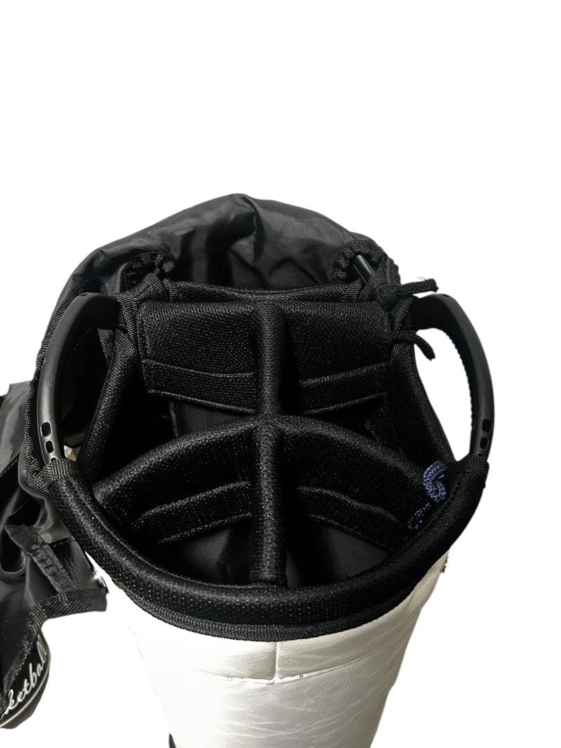 PING ゴルフ キャディバッグ 白黒 スタンド型 美品　ホワイト　ゴルフ用品