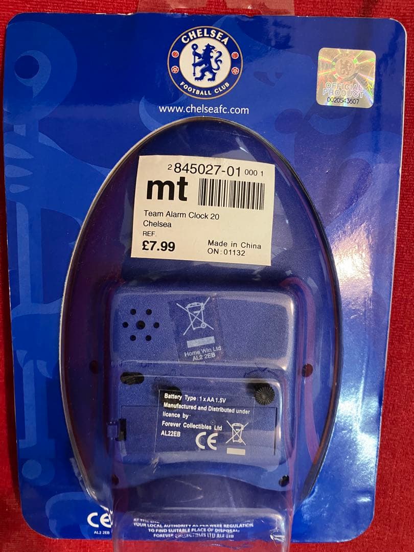 サッカー CHELSEA チェルシー 目覚まし時計