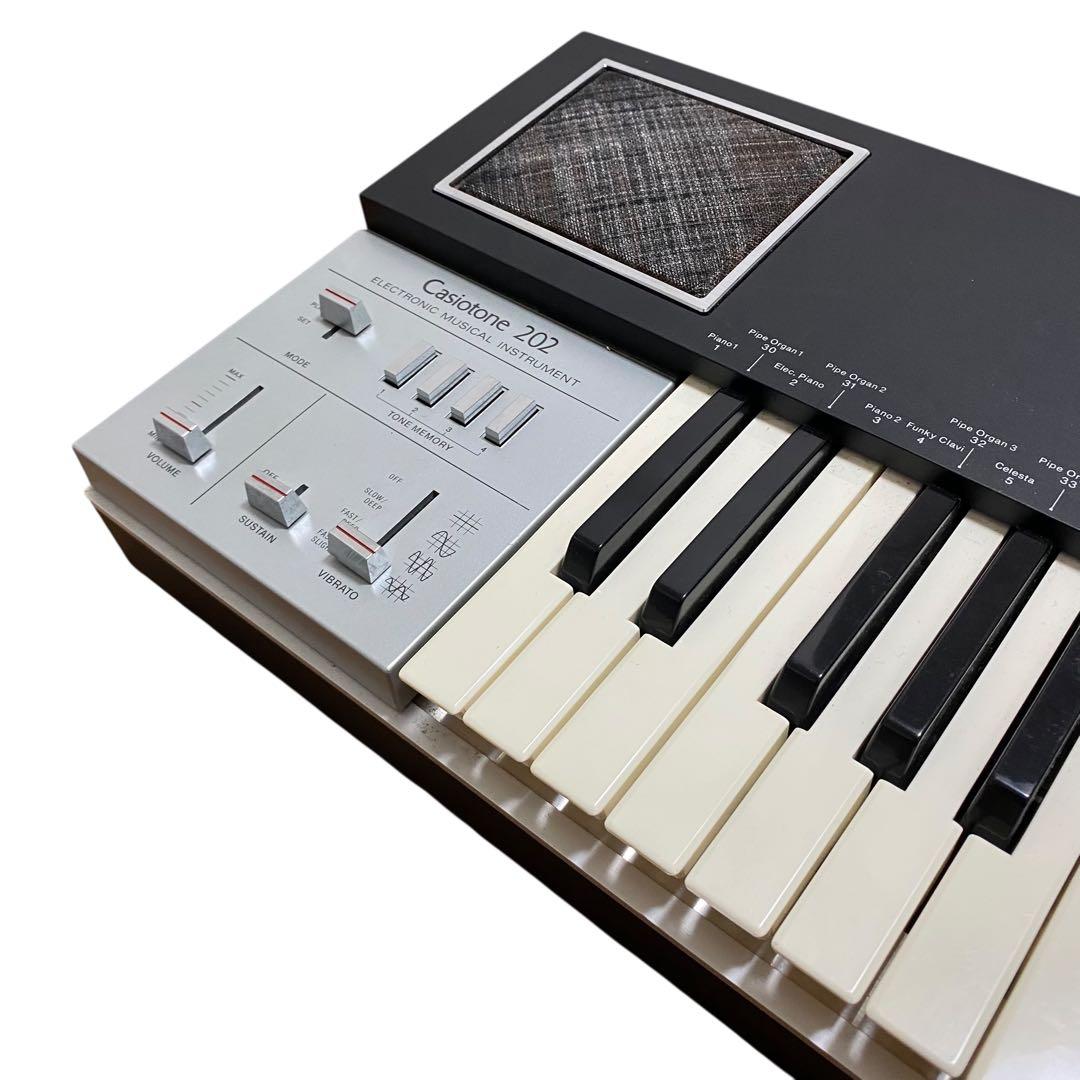 【ジャンク】CASIO CASIOTONE 202 シンセサイザー　音響機器