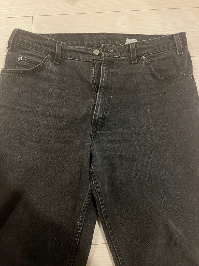 リーバイス550 後染めブラックUSA 製W36 L32相当