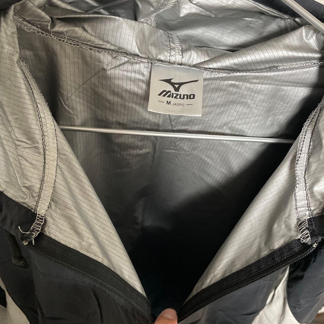 ミズノ(MIZUNO) サウナスーツ 減量着 ブラック×シルバー Mサイズ
