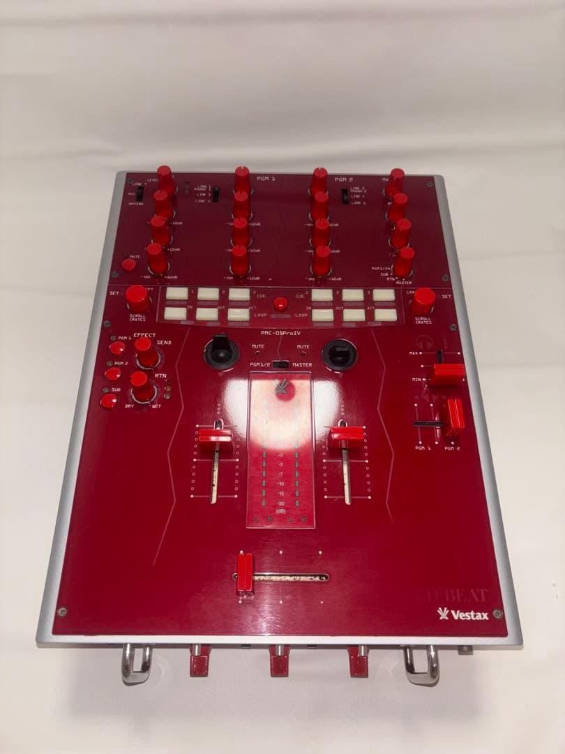 Vestax PMC-05Pro IV DJミキサー 赤