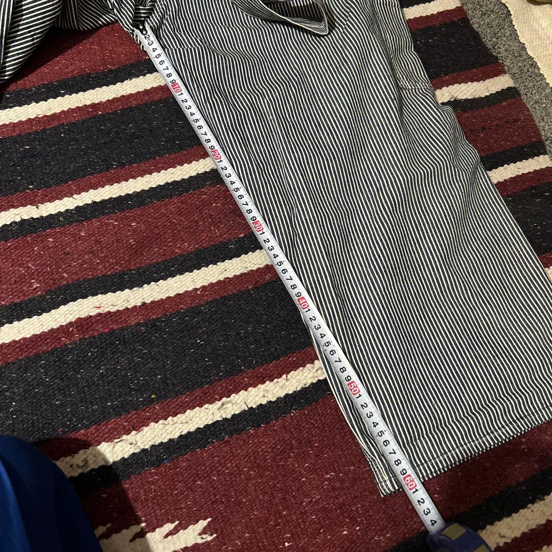 PAY-DAY ヒッコリーストライプオーバーオール