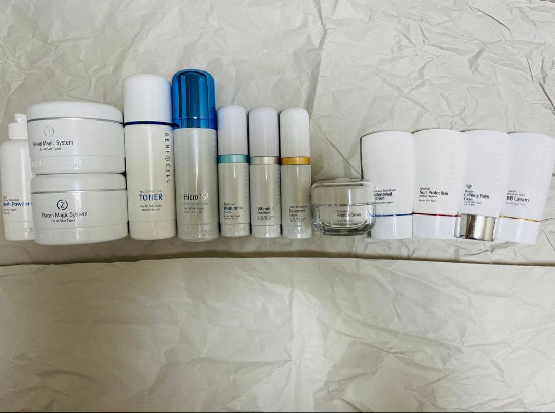 Rene Cell パーフェクトスキンシステム13点　高価プレゼント付き