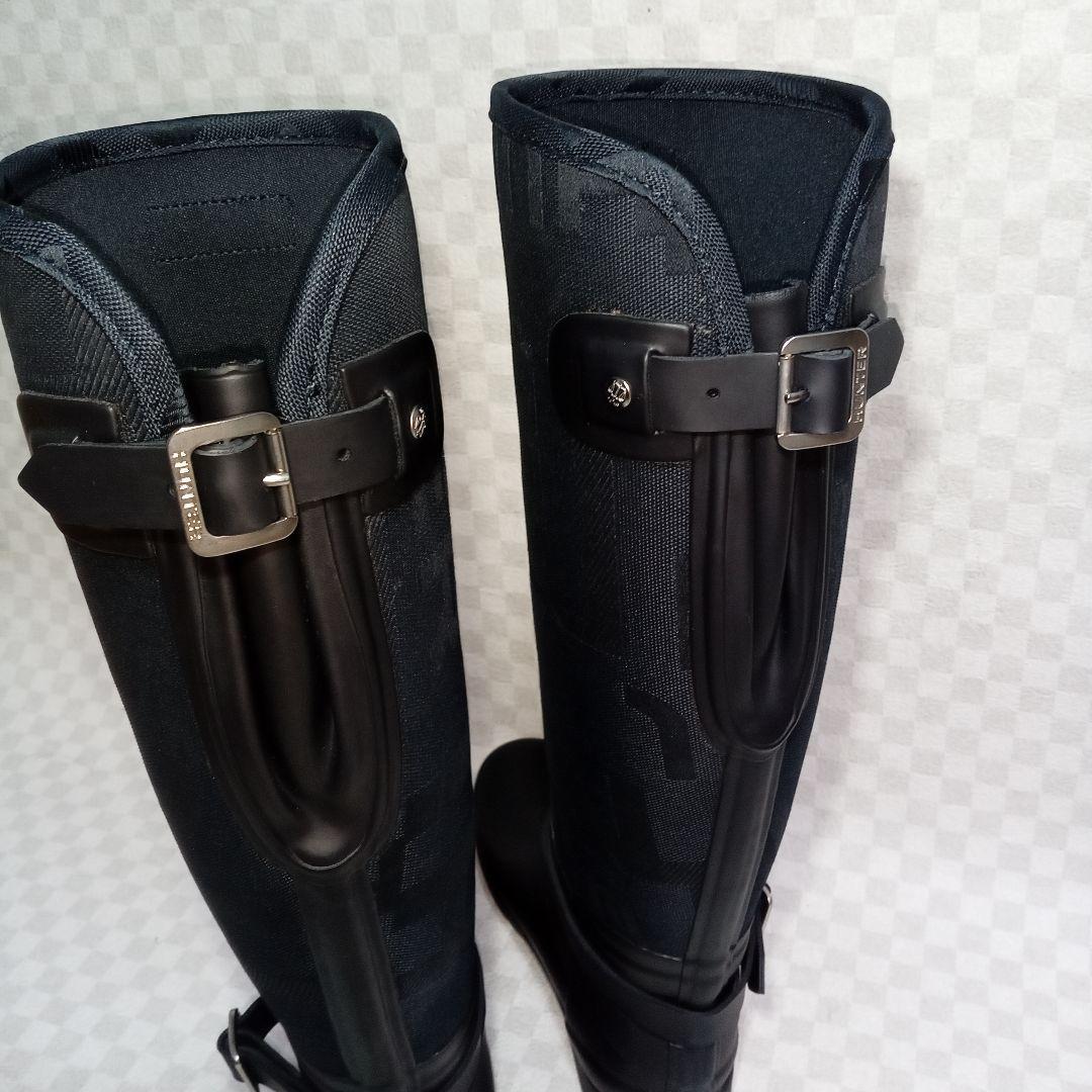 新品 HUNTER/ハンター リファインドジャガードトールブーツ 23cm