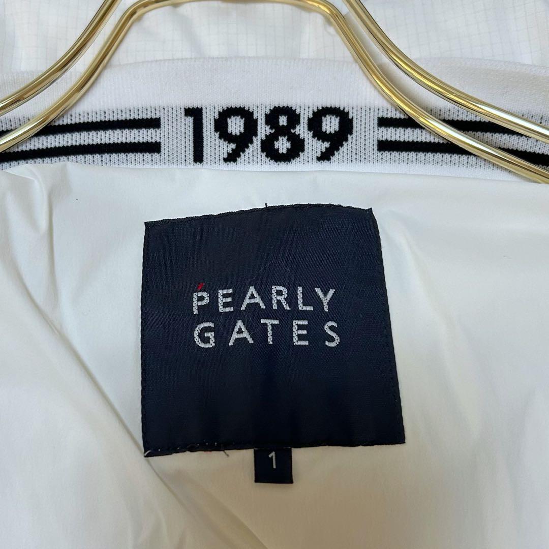 パーリーゲイツ ポリコット ワッフル×ドットエアー ダウンコート