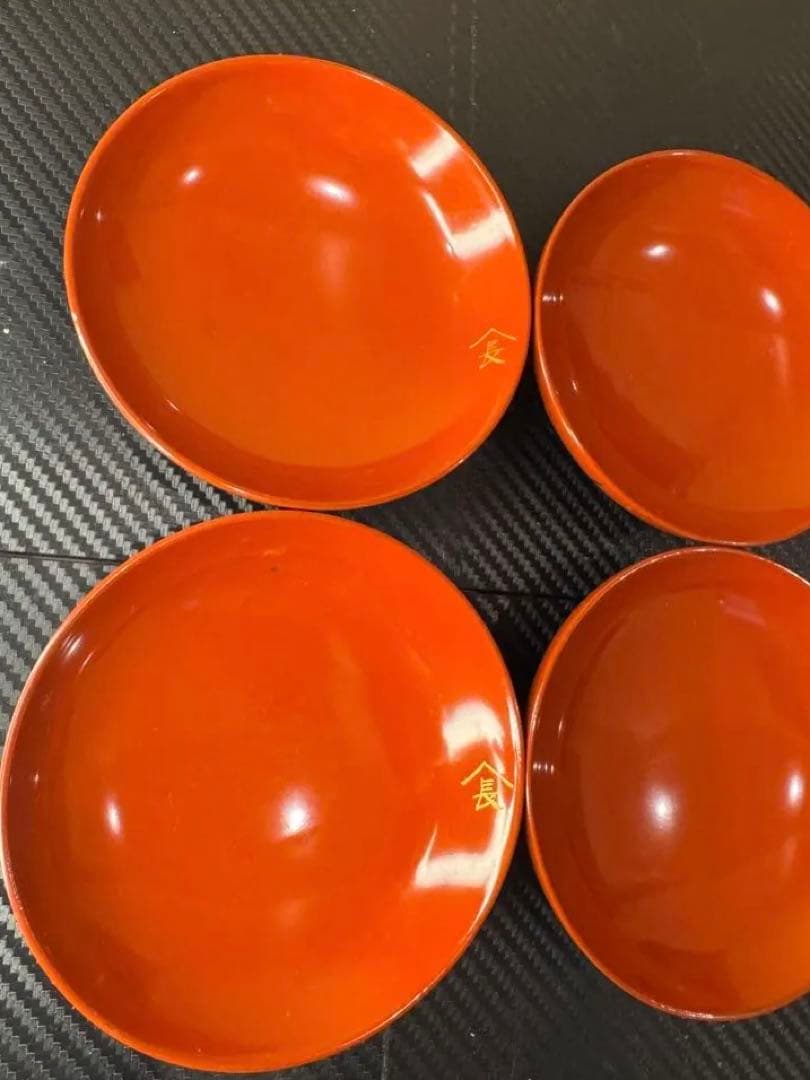 【超希少・極美品‼️】昭和 当時物 伝統工芸品 輪島塗 漆器 高級お椀 4コセット