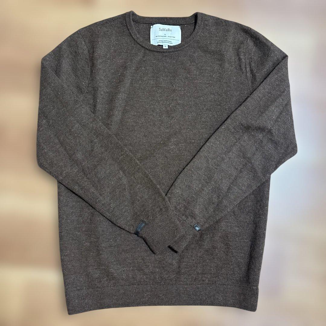 The inoue brothers baby alpaca クルーネックニット