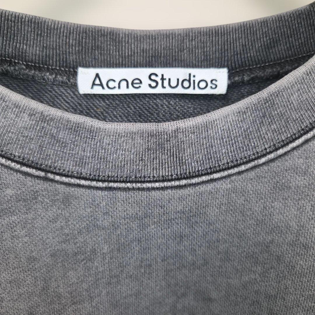 ★美品★【Acne Studios】 アクネ ロゴ スウェットシャツ　Sサイズ