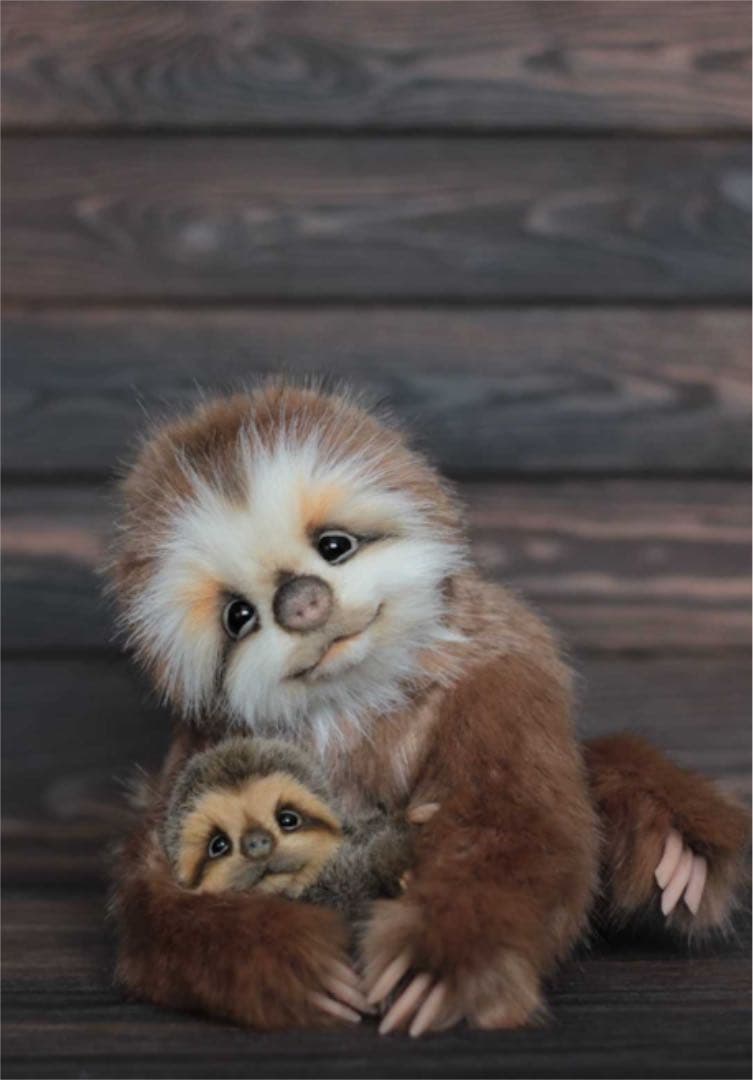 アートドール　ナマケモノ　ぬいぐるみセット　91000円値下げ