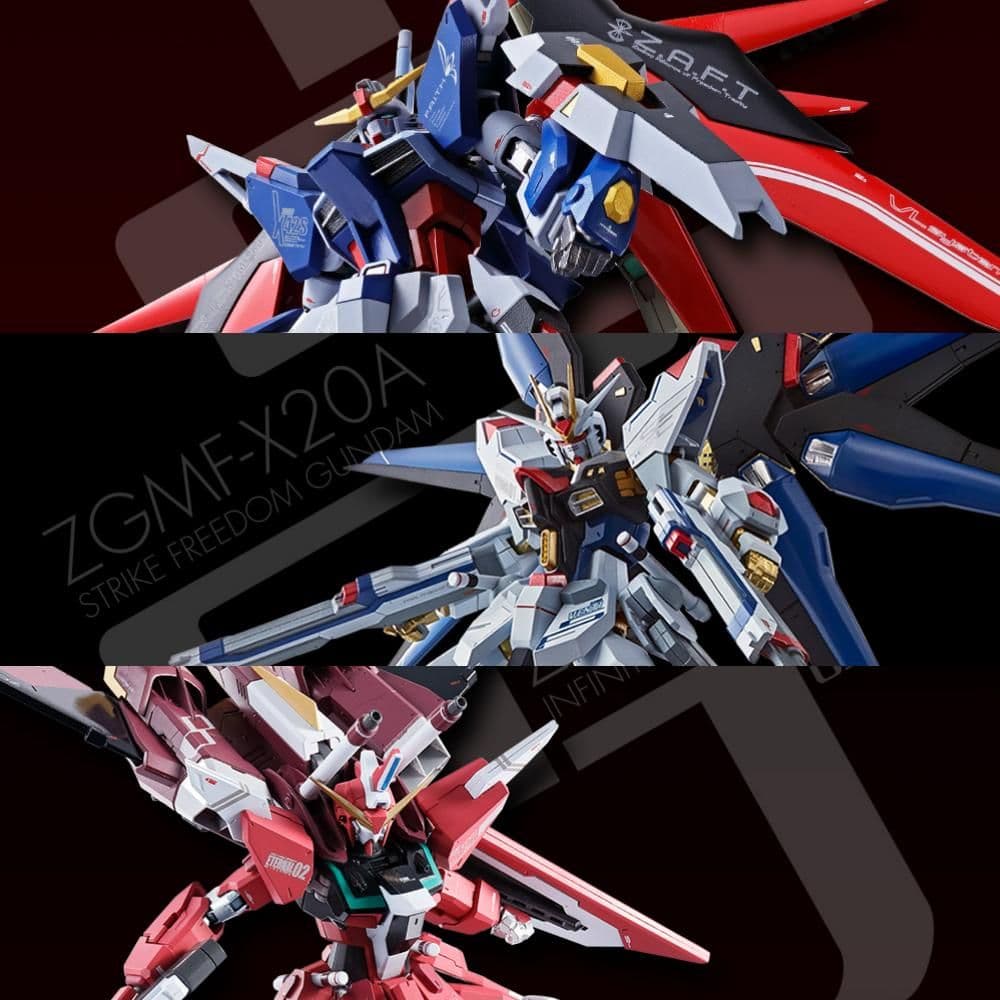 LROBOT魂 機動戦士ガンダムSEED DESTINY 主役機セット