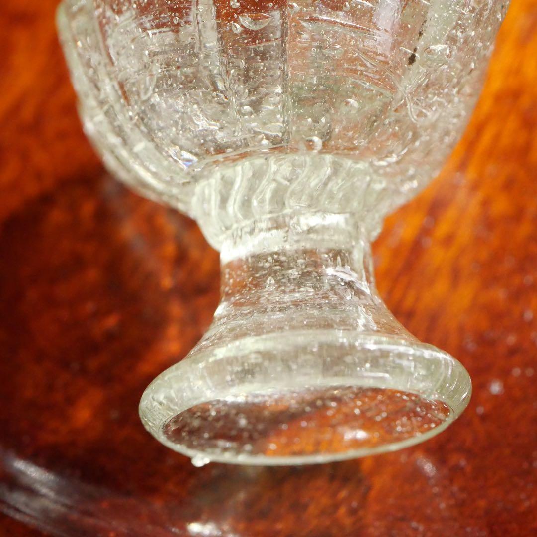 ペロペロ 装飾有り デカペロ 気泡 レトロ 昭和 和ガラス