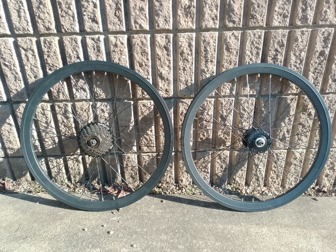 20インチ　451ホイール　前後セット　ディスクブレーキ