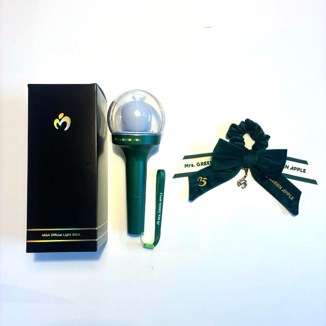 Mrs. GREEN APPLE 公式ライトスティック+リボン緑
