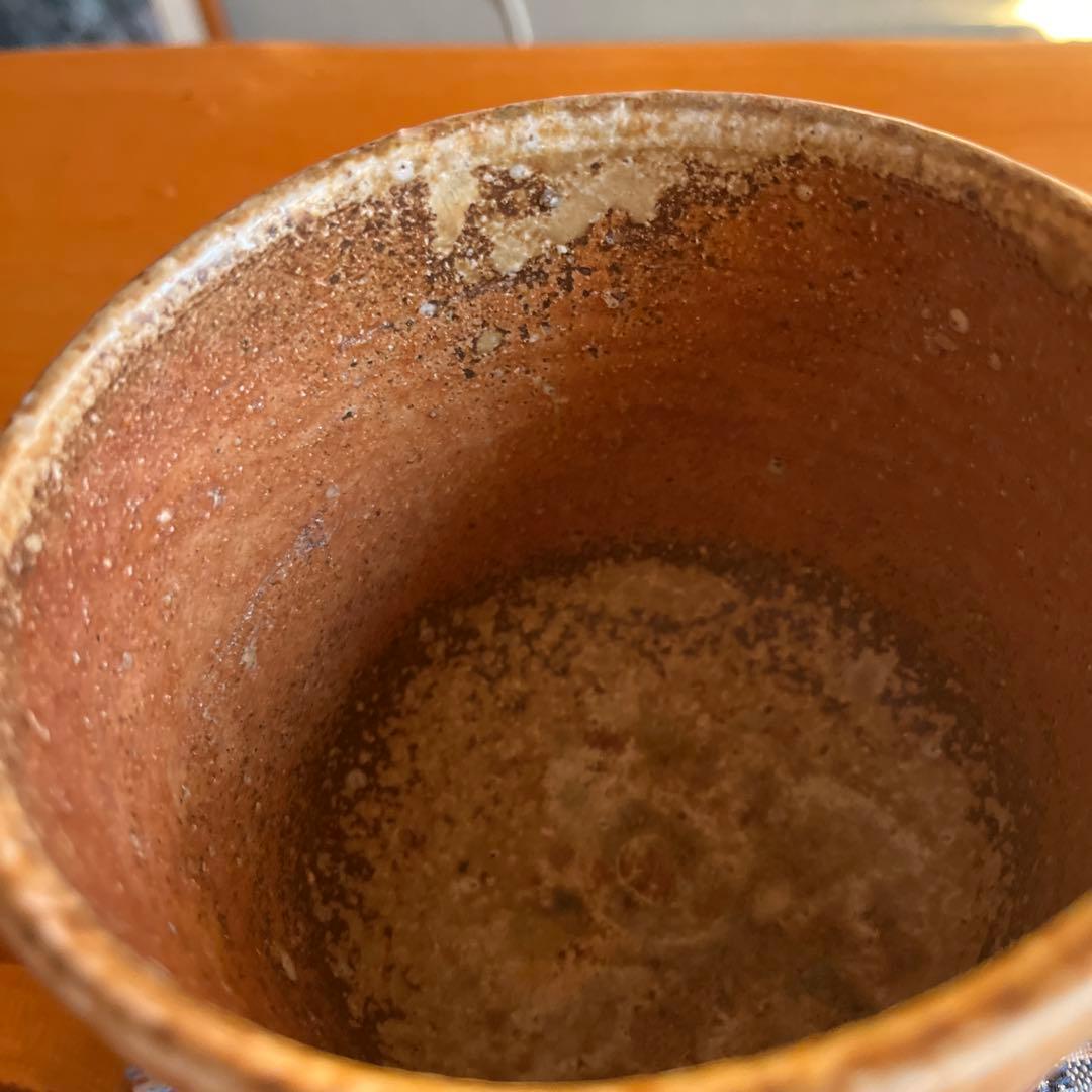 上田直方　茶碗　信楽窯　共箱　茶道具　信楽焼