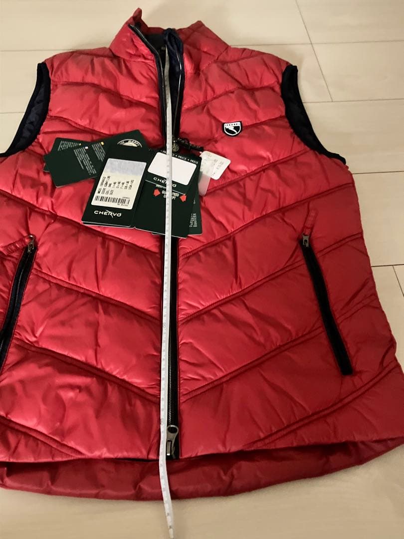 定価127600円込CHERVOメンズ高級ゴルフダウンベスト46