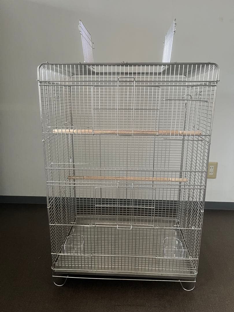 【新品未使用】オールステンレス製 大型ケージ　送料無料！