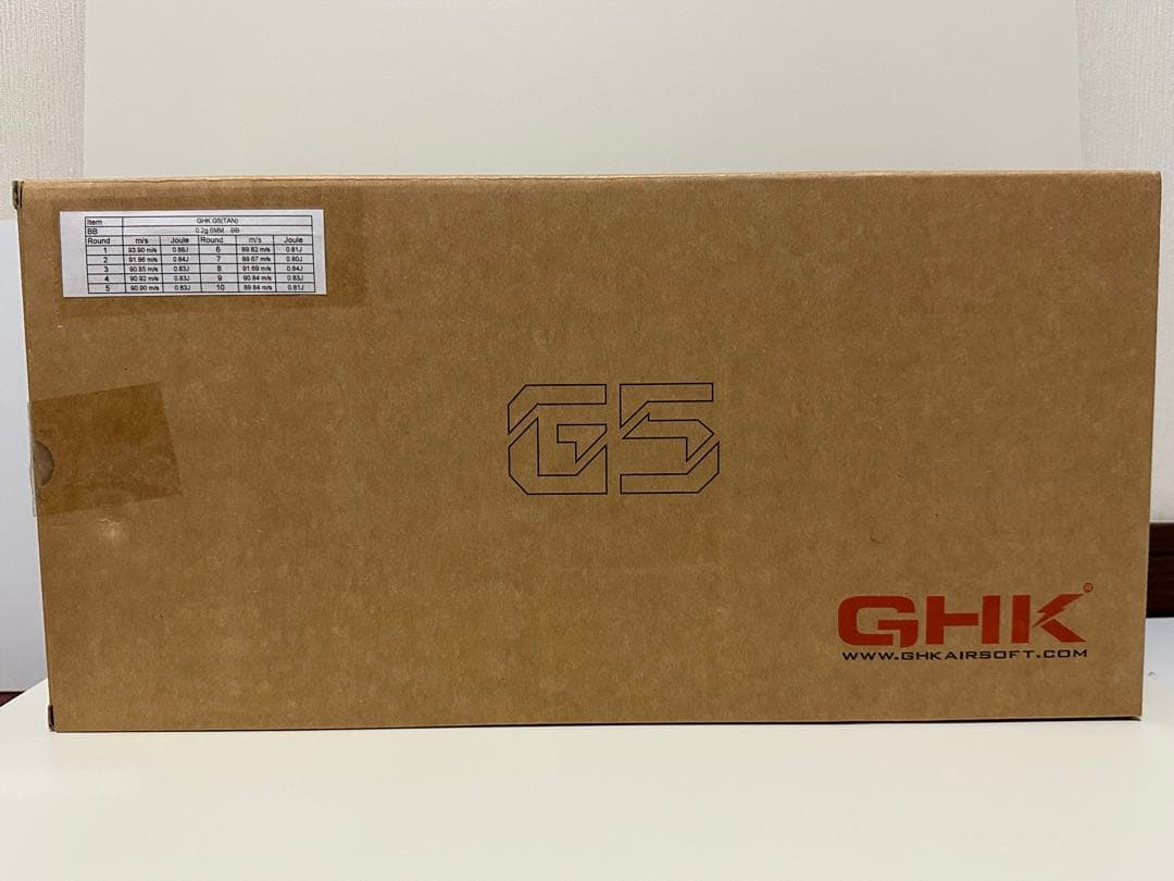 GHK G5 TANカラー&バイオBB弾　お値下げ限界です