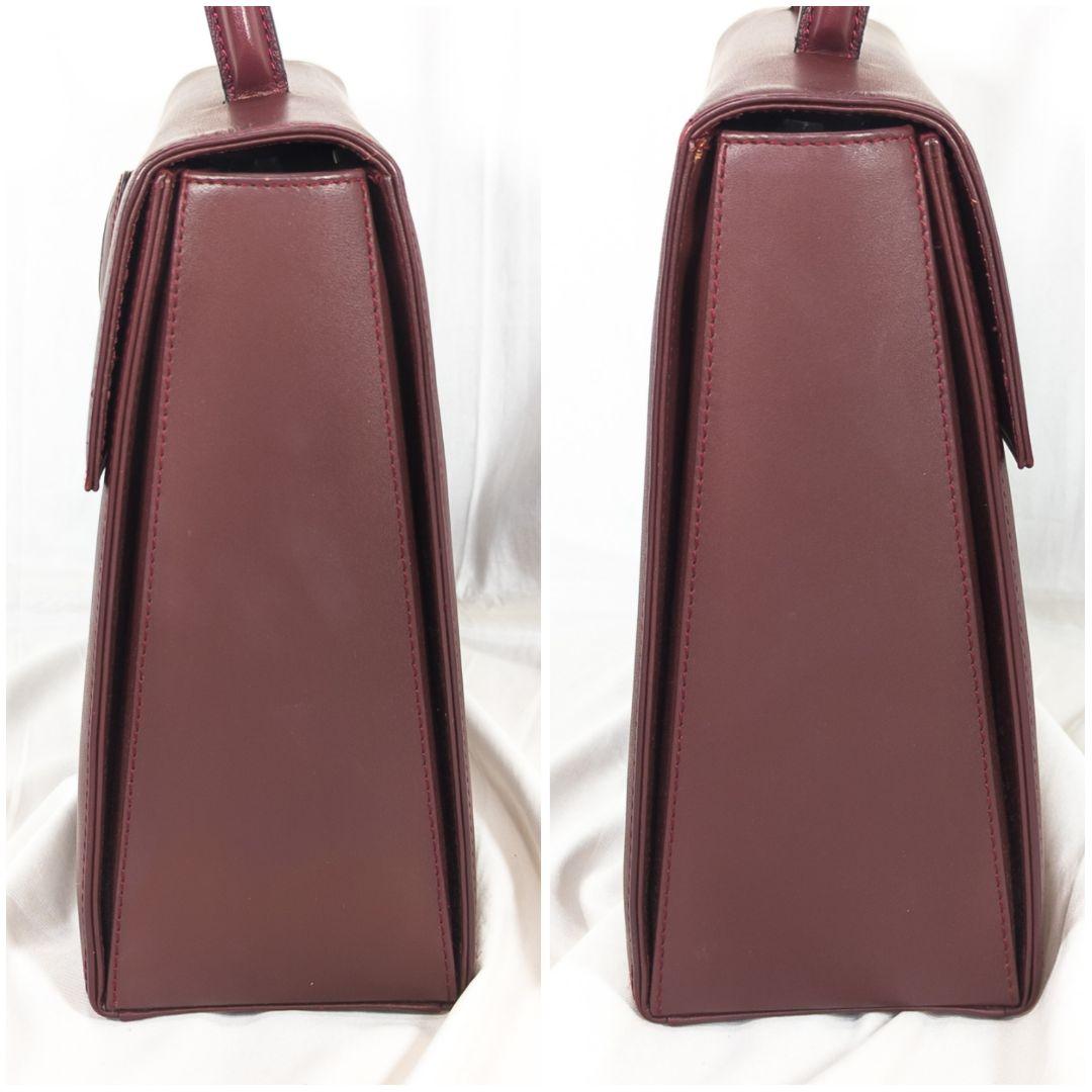 【極美品】 カルティエ ハンドバッグ マストライン ターンロック カード