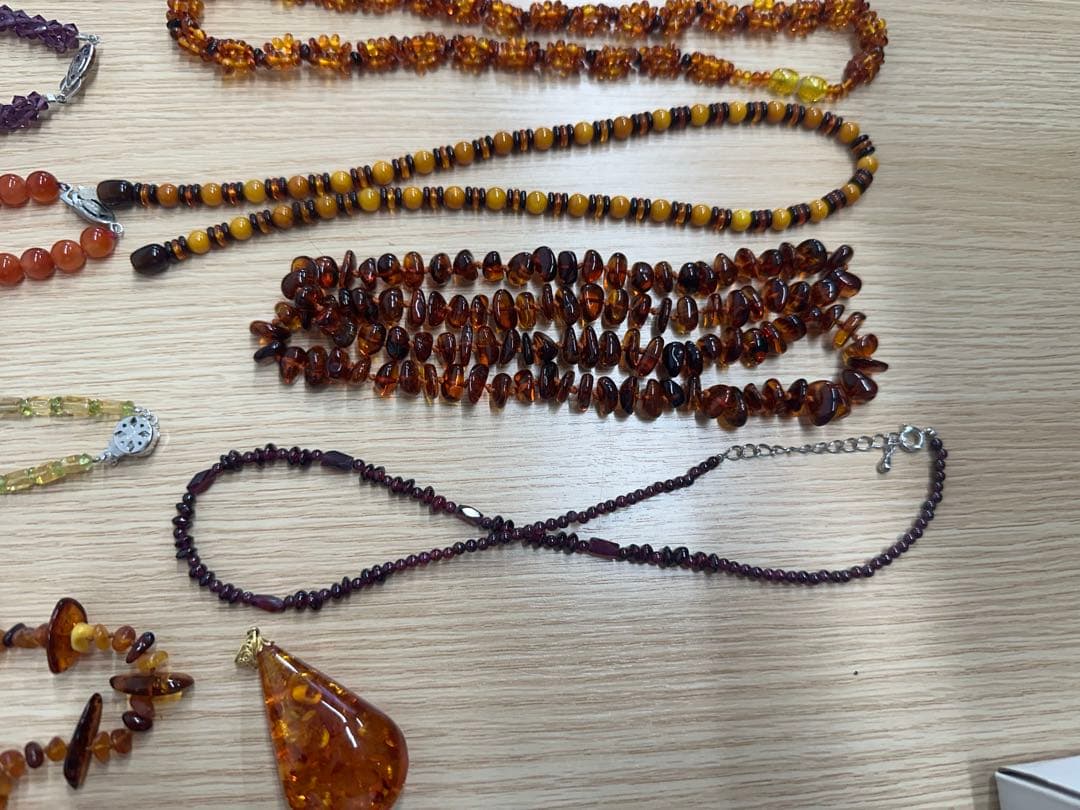 アクセサリー　おまとめ　セット　パール　珊瑚　琥珀　天然石