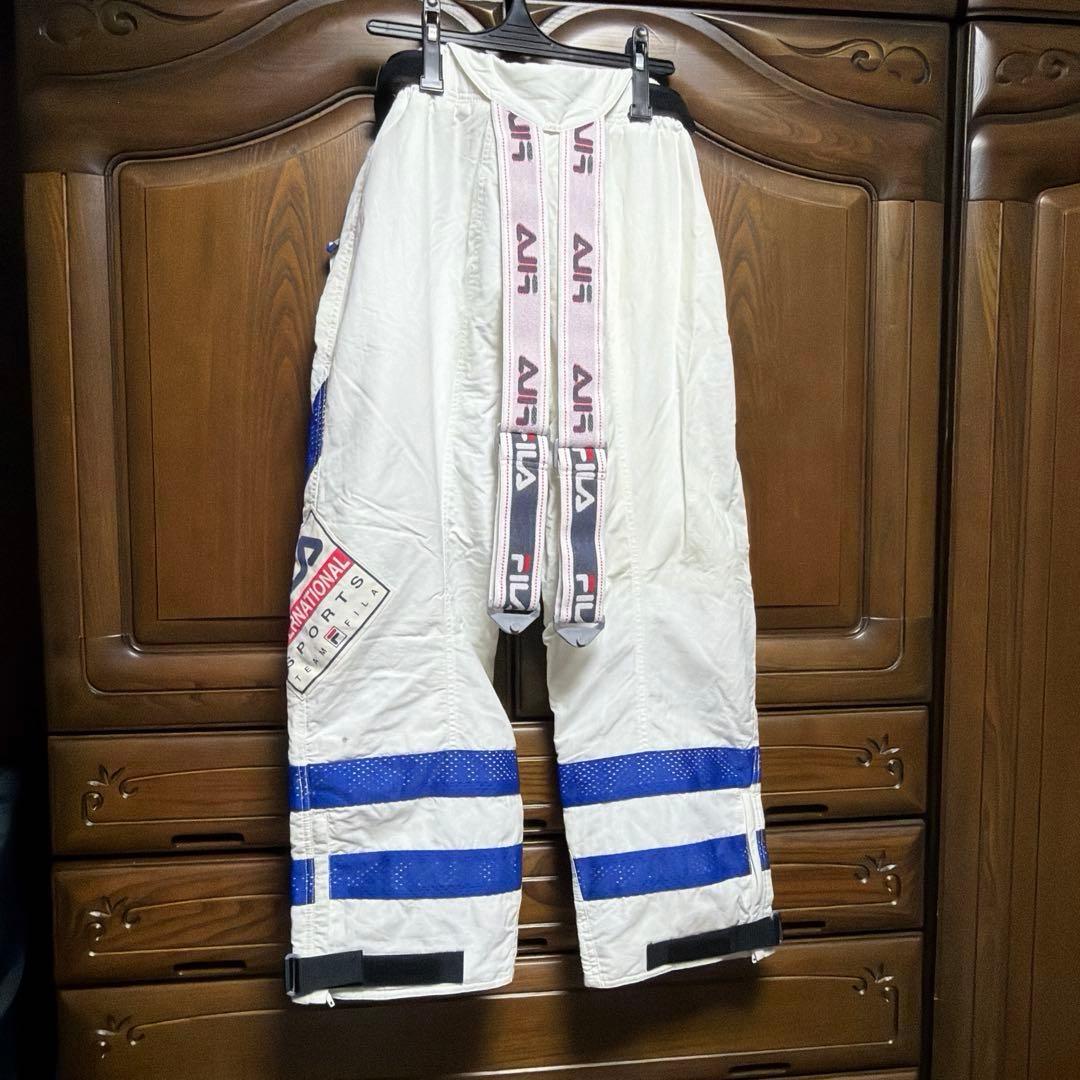 【未使用・タグ付き✨】【90s】FILA スキーウェア上下　冬　雪