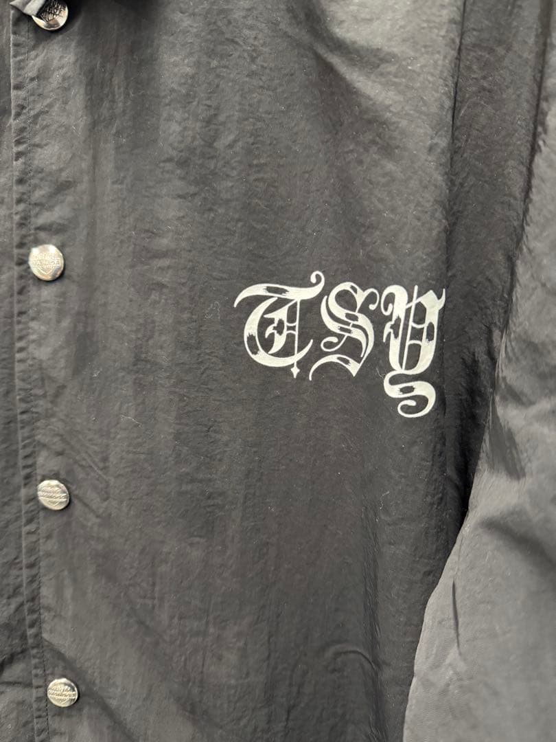 TSY コーチジャケット 黒　山田レン　tattoo studio yamada