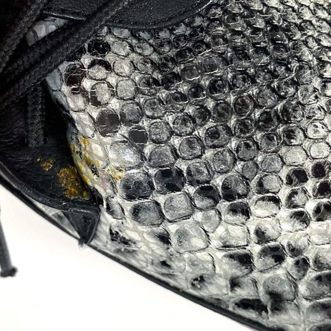 新品 未使用 ジェフリーキャンベル パイソン柄 レースアップシューズ 厚底靴