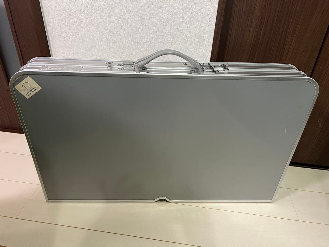 【廃盤品】美品！コールマンアルミ折りたたみテーブル・チェアセットColeman