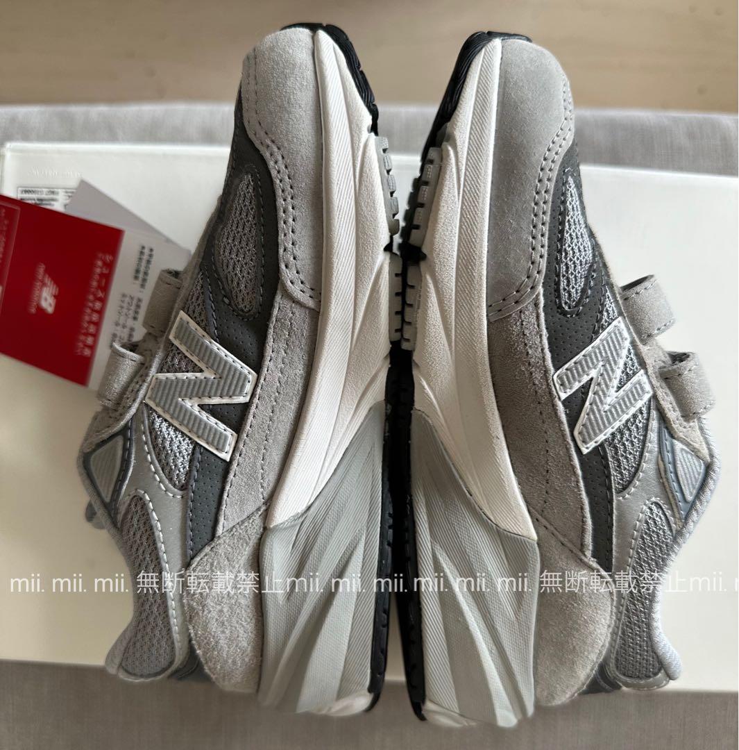 新品未使用 ニューバランス PV990GL6 キッズ18.5 グレー タグ付き