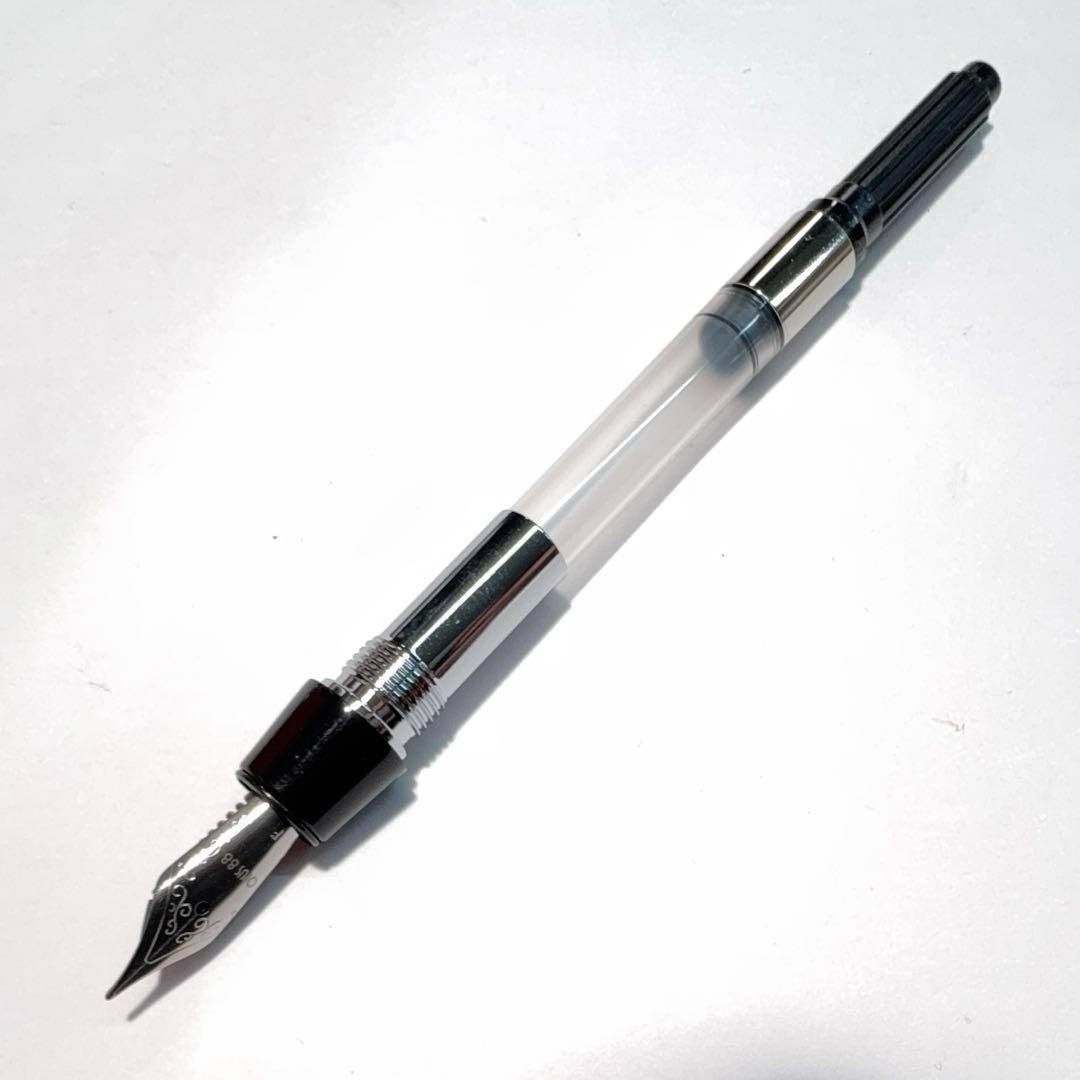 【稀少】OPUS88 刀型 水牛角軸 超大型 万年筆 Jowoペン先 細字 新品