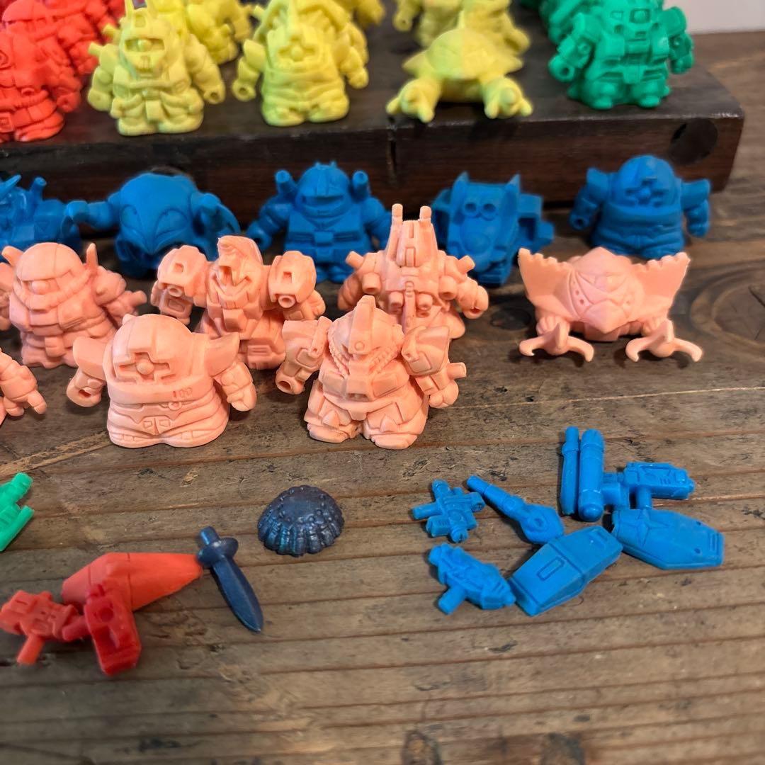 【まとめ売り】ガン消し ガンダム 昭和 レトロ ガチャ レア 初期 パーツ