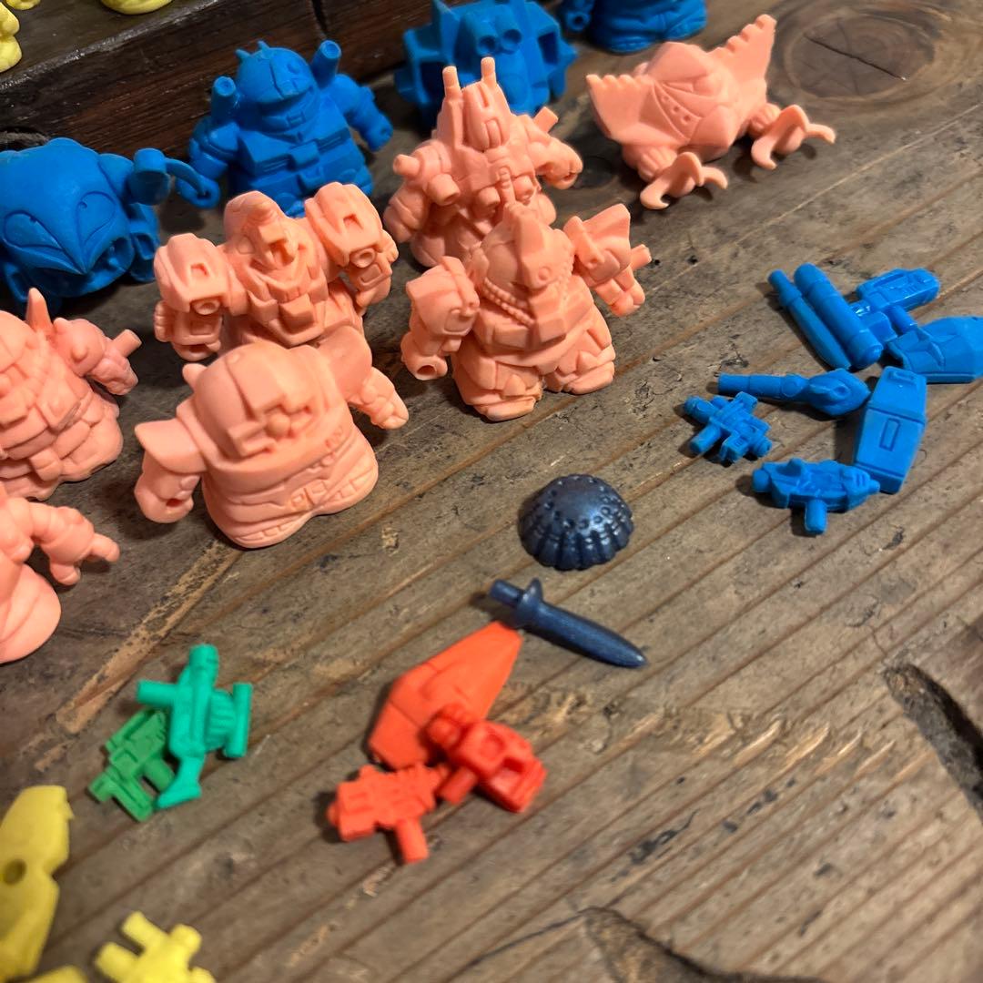 【まとめ売り】ガン消し ガンダム 昭和 レトロ ガチャ レア 初期 パーツ