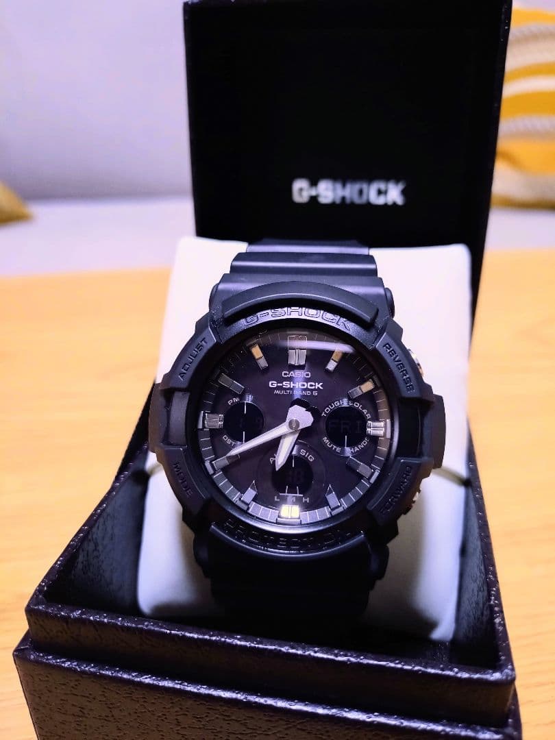 G-SHOCK デジタル腕時計 ブラックGAW-100B-1AJF タフ