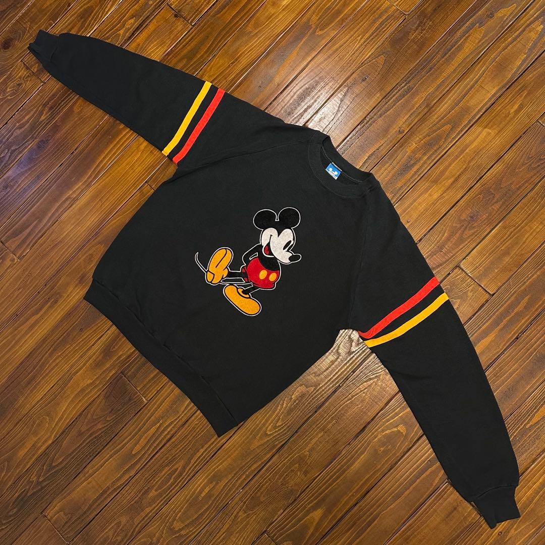 USA製！【Disney ディズニー】ミッキーマウススウェット　80s XL